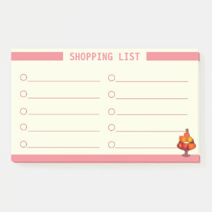 Notas Post-it® Lista de Compras Personalizada