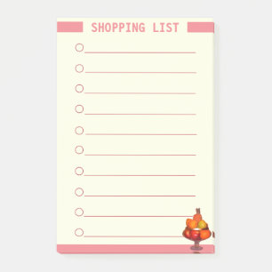 Notas Post-it® Lista de Compras Personalizada