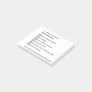 Notas Post-it® Lista de comprobación de cambios en el estilo de v