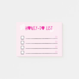 Notas Post-it® Lista De Corazones Rosadas Lista Lista Lista De Es