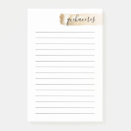 Notas Post-it® Lista de idioma español a hacer