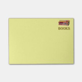 Notas Post-it® Lista de libros