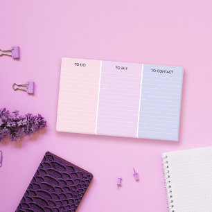 Notas Post-it® Lista De Listas Para Hacer Pink Purple 3
