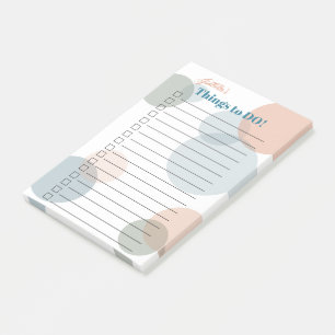 Notas Post-it® Lista de nombres de la dama de honor - puntos de c