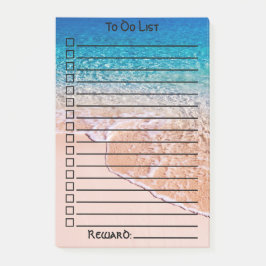 Notas Post-it® Lista de Personalizados a hacer| Ola de agua limpi
