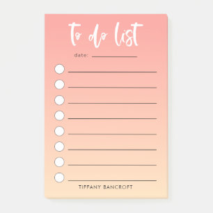 Notas Post-it® Lista de pincel de oronos de cada paleta