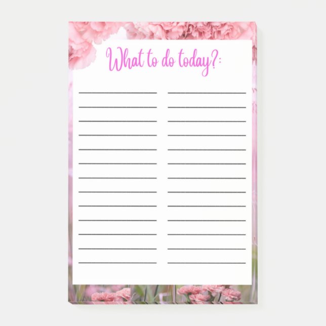 NOTAS POST-IT® LISTA DE QUÉ HACER: (Anverso)