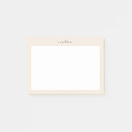 Notas Post-it® Lista de tareas enmarcada en melocotón cálido