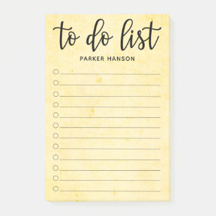 Notas Post-it® Lista de tareas mínima