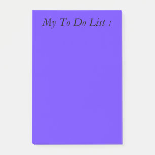 Notas Post-it® Lista de tareas pendientes