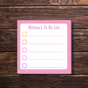 Notas Post-it® Lista de tareas pendientes