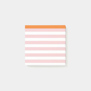 Notas Post-it® Lista de tareas pendientes de la banda rosa del na