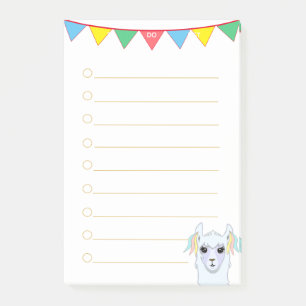 Notas Post-it® Lista de tareas pendientes de llama y cintas multi