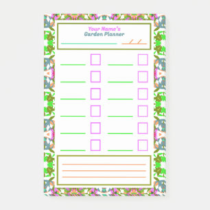 Notas Post-it® Lista de tareas pendientes de seguimiento del plan