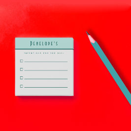 Notas Post-it® Lista de tareas pendientes, lista de comprobación 