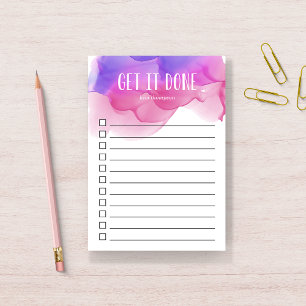 Notas Post-it® Lista de tareas pendientes personalizadas de color