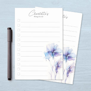 Notas Post-it® Lista de tareas pendientes personalizadas de Flor