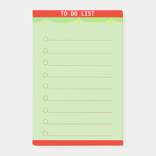 Notas Post-it® Lista de tareas personalizable