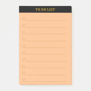 Notas Post-it® Lista de tareas personalizada rayada