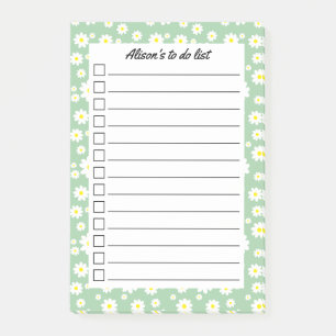 Notas Post-it® Lista de tareas personalizadas de la impresión de