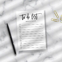 Notas Post-it® Lista de tareas personalizadas del pincel