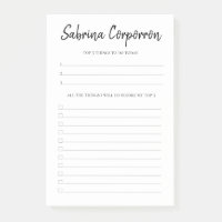Lista de tareas prioritarias personalizadas