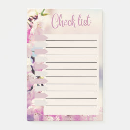 NOTAS POST-IT® LISTA DE VERIFICACIÓN