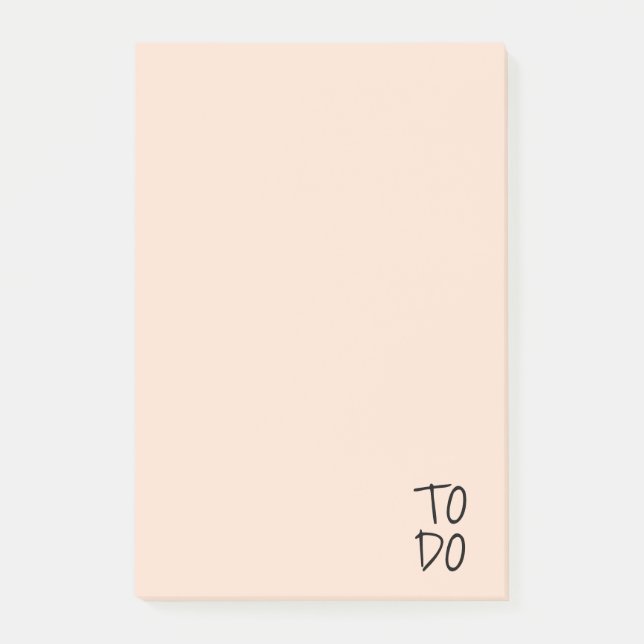 Notas Post-it® Lista minimalista para hacer (Anverso)