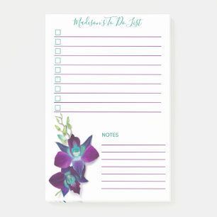 Notas Post-it® Lista Personalizada Para Hacer Orquídea De Bom Az