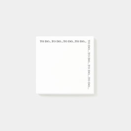 Notas Post-it® Lista simple de Guay Gray White To do