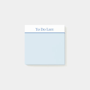 Notas Post-it® Lista simple de hacer moderna