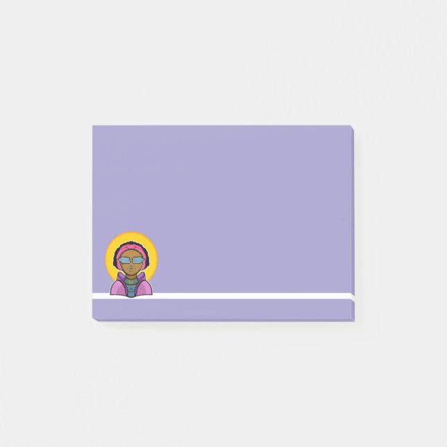 Notas Post-it® Listo para esquiar (Anverso)