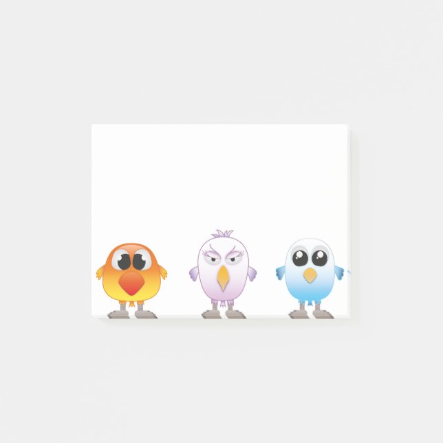 Notas Post-it® Little Birds (Anverso)