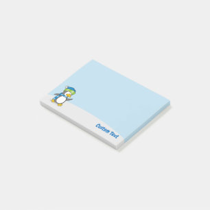 Notas Post-it® Little Penguin Walking on Snow Post-it Notes