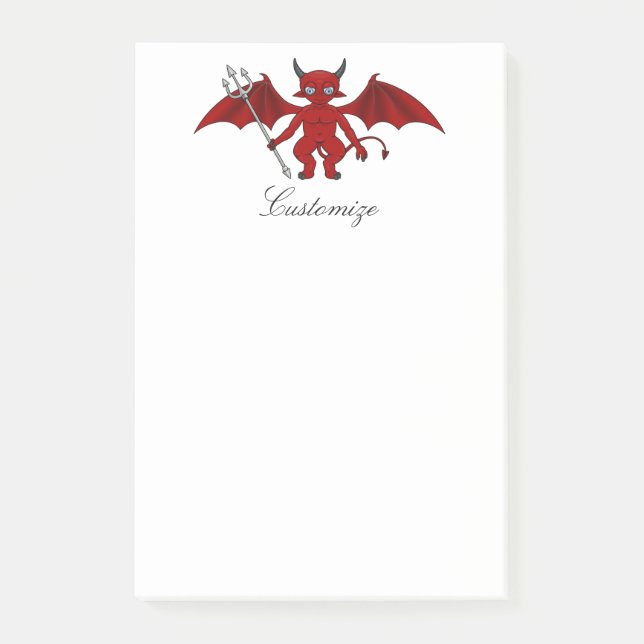 Notas Post-it® Little Red Devil Thunder_Cove (Anverso)