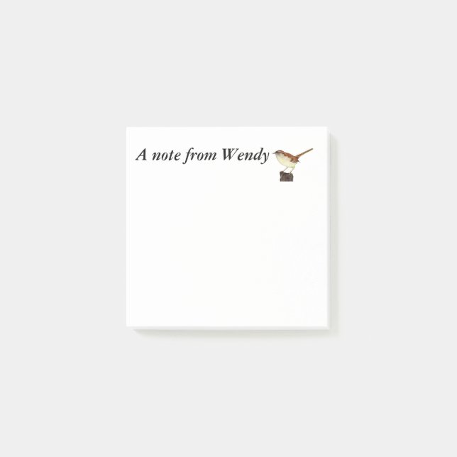 Notas Post-it® Little Wren (Anverso)
