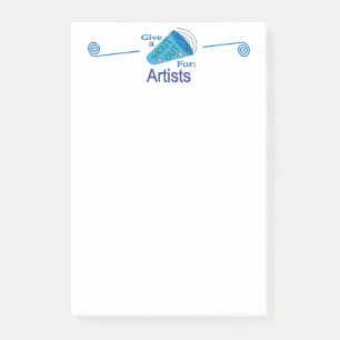 Notas Post-it® Llamada para Artistas