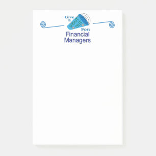 Notas Post-it® Llamada para gerentes financieros