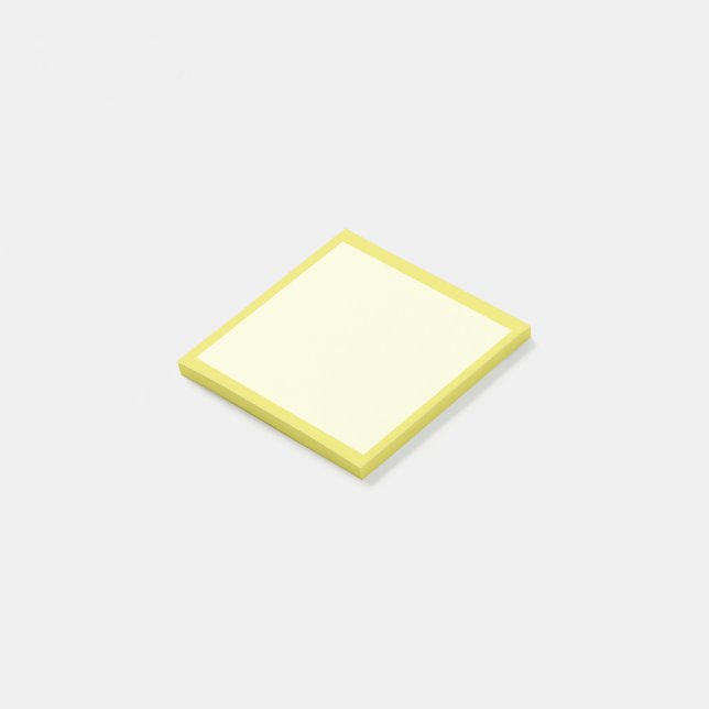 Notas Post-it® Llanura amarillo claro (En perspectiva)