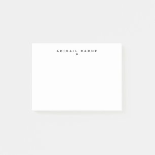 Notas Post-it® Llanura profesional Minimalista moderna