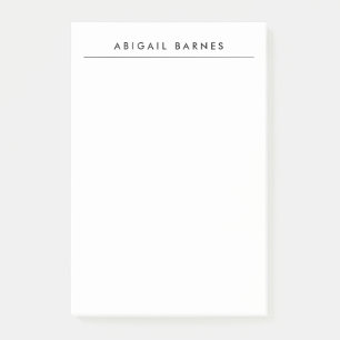 Notas Post-it® Llanura profesional Minimalista moderna