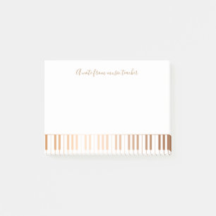 Notas Post-it® Llaves del piano de cola del oro del pianista del