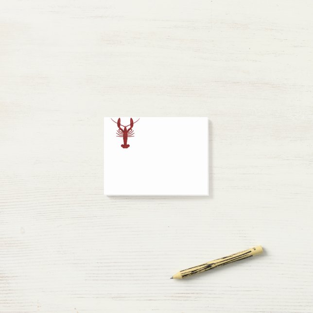 Notas Post-it® Lobster SIlhouette (Escritorio)