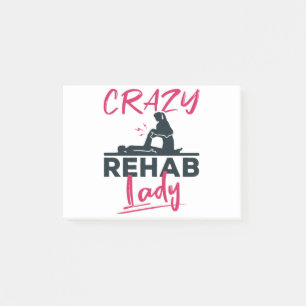 Notas Post-it® Loco Rehab Lady Terapia Física
