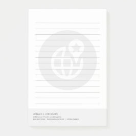 Notas Post-it® Logística + Cadena de Suministro | Estilo Mínimo