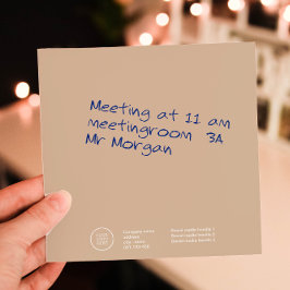 Notas Post-it® Logo de Elegant Corporate Business