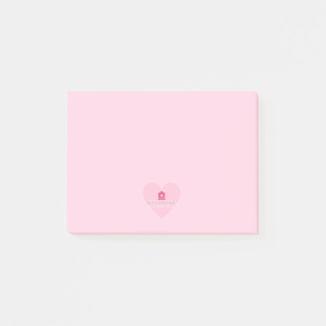 Notas Post-it® Logo de Liviys Cares (Anverso)