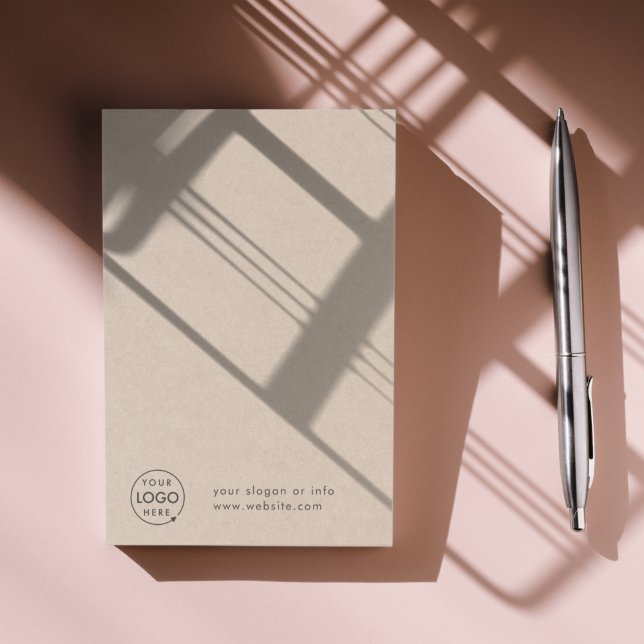 Notas Post-it® Logo de Rustic Kraft | Empresa moderna (Subido por el creador)