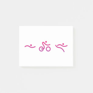Notas Post-it® Logo de Triathlon