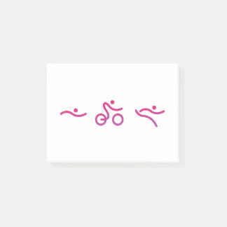 Notas Post-it® Logo de Triathlon